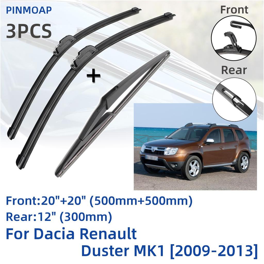 Для Dacia Renault Duster MK1 2009-2013 передние и задние щетки стеклоочистителя резак аксессуары J Hook 2009 2010 2011 2012 2013