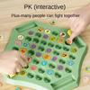 Kids Memory Reversi Chess Game 2 To 4 Players Animal Fruit Flipping Chess Matching Game Focus Training Toddlers Educational Memory Challenge Toy
