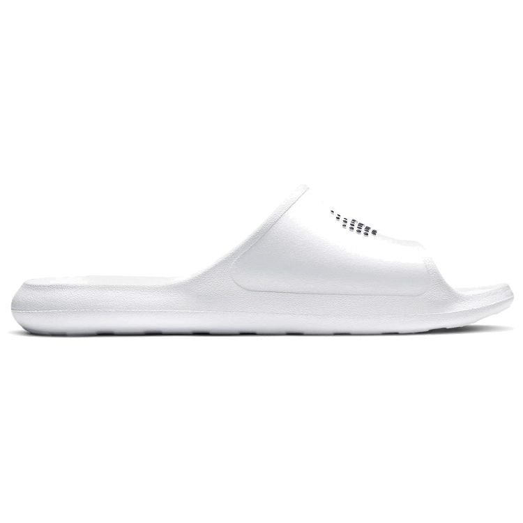 Nike Victori One Slide Polka Swoosh - Белые мужские кроссовки черные CZ5478-100