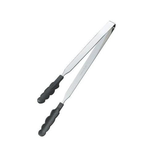 Tanabe Metal N Color Tongs Slim Large Black 1443