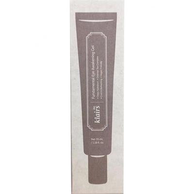 Dear Klairs Fundamental Eye Awakening Gel 35 Ml - Gel Contour Des Yeux Caféine Et Peptides