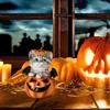 Halloween Cat Pumpkin Resin Ornament