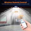 138/198/333/74 LED Solar Lights Outdoor Motion Sensor Human Induction Adjustable Head IP65 Waterproof Solar Power Wall Lamp