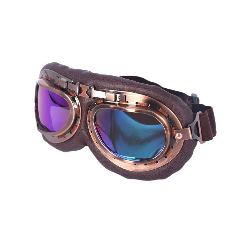 Retro Sports Goggles Pilot with The Same Protective Goggles Motorcycle Off-road Riding Glasses