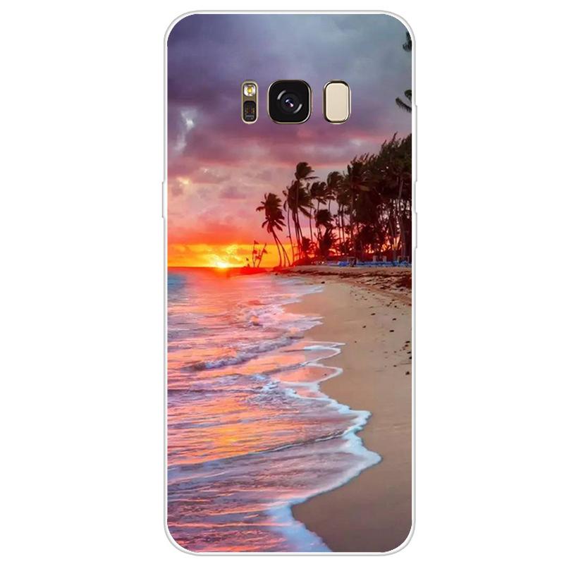 Чехол для Samsung Galaxy S8 Plus, силиконовый чехол, милый мягкий чехол из ТПУ для Samsung Galaxy S8 S 8 Plus, чехол-бампер для телефона S8Plus Coque