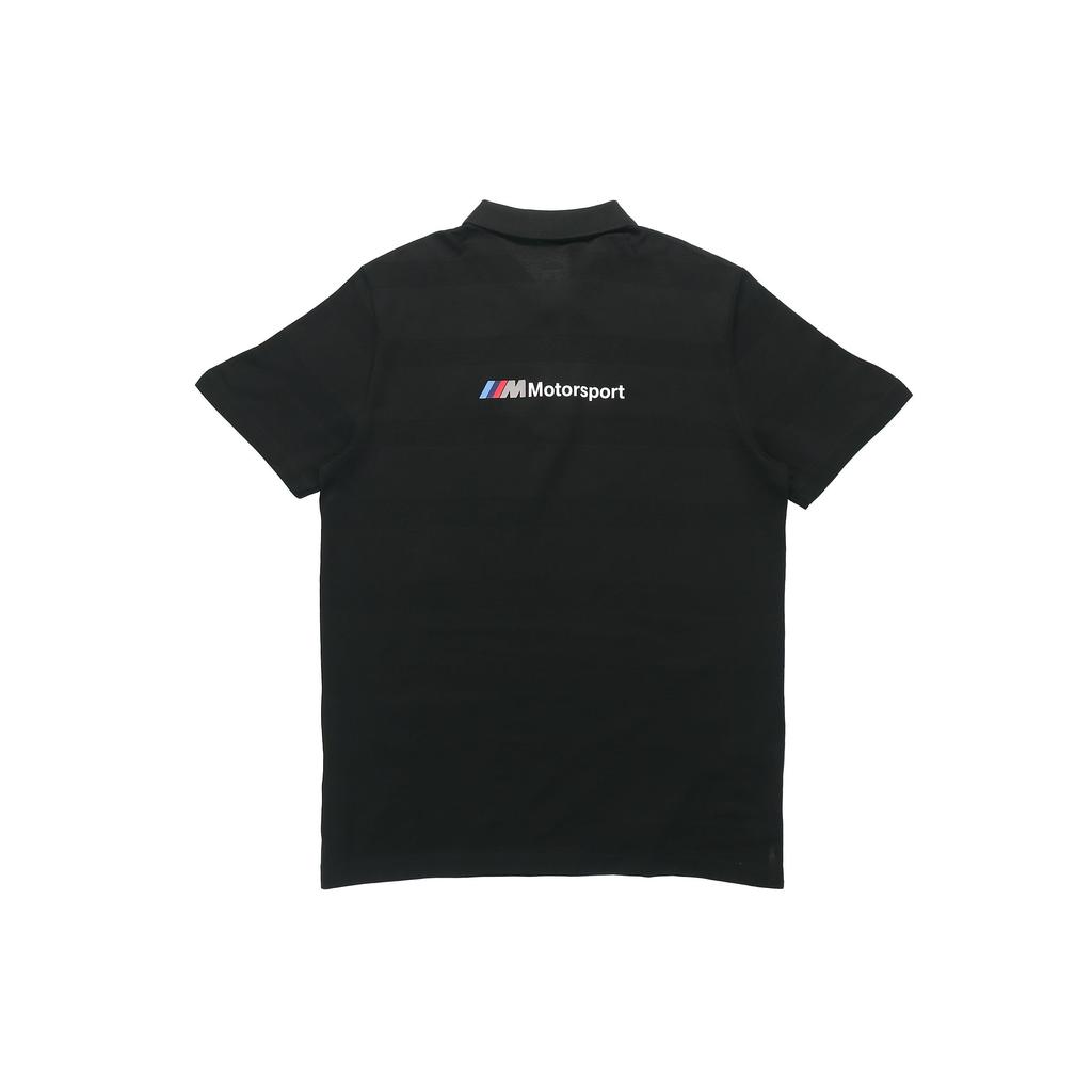 Puma BMW Motorsport Series Logo Polo Shirt Men Tops Black 598005-01