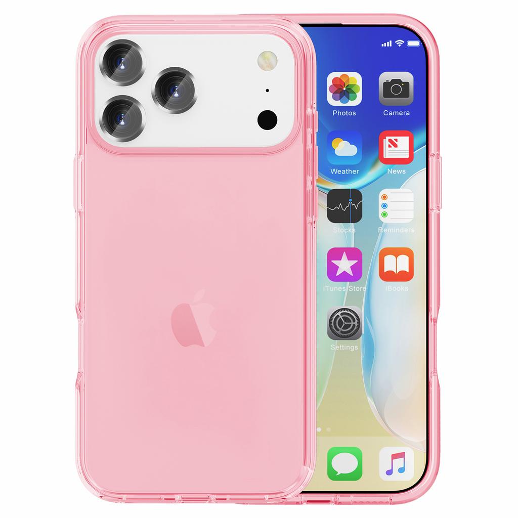 AMORUS For iPhone 17 Pro Case Soft TPU Hard PC Back Shockproof Phone Cover