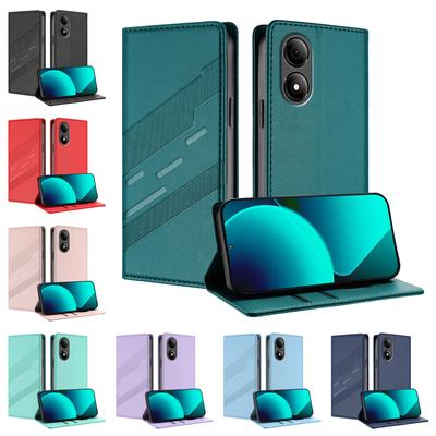 Магнитный кожаный чехол-кошелек-флип для ZTE Blade A33S A34 A35 A53 Pro A54 A73 A75 V40 V50 V60 Vita 4G 5G Cover | Классический дизайн