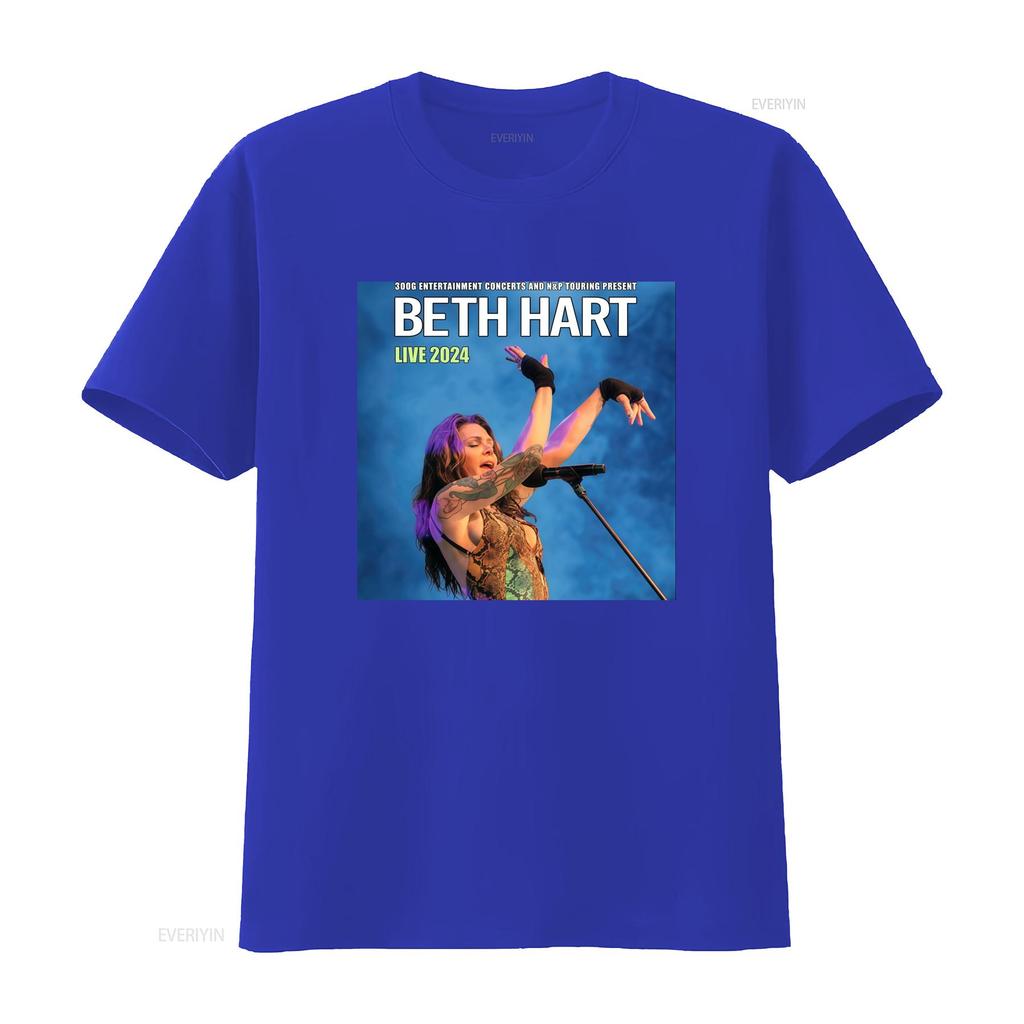 Beth Hart Live 2024 Tour T Shirt Sizes S 5xl Concert Merch Band Vintage Versatile Graphic Soft Casual Stylish Slightly