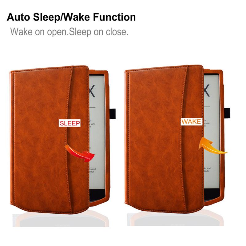 Чехол для планшета PocketBook InkPad X 10,3 PB1040, кожаный флип-чехол Smart Auto Sleep для PocketBook InkPad X, чехол для электронной книги, полный защитный чехол для планшета