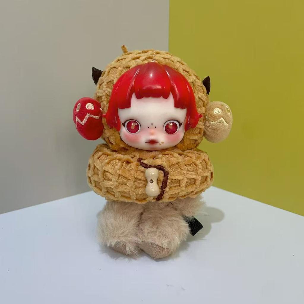 Плюшевая игрушка Skullpanda Мягкая кукла Милый Аниме Брелок Подвеска для сумки Украшения