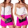 Humble Chic NY Vegan Leather Crossbody Wristlet Purse for Women - Small Convertible Clutch