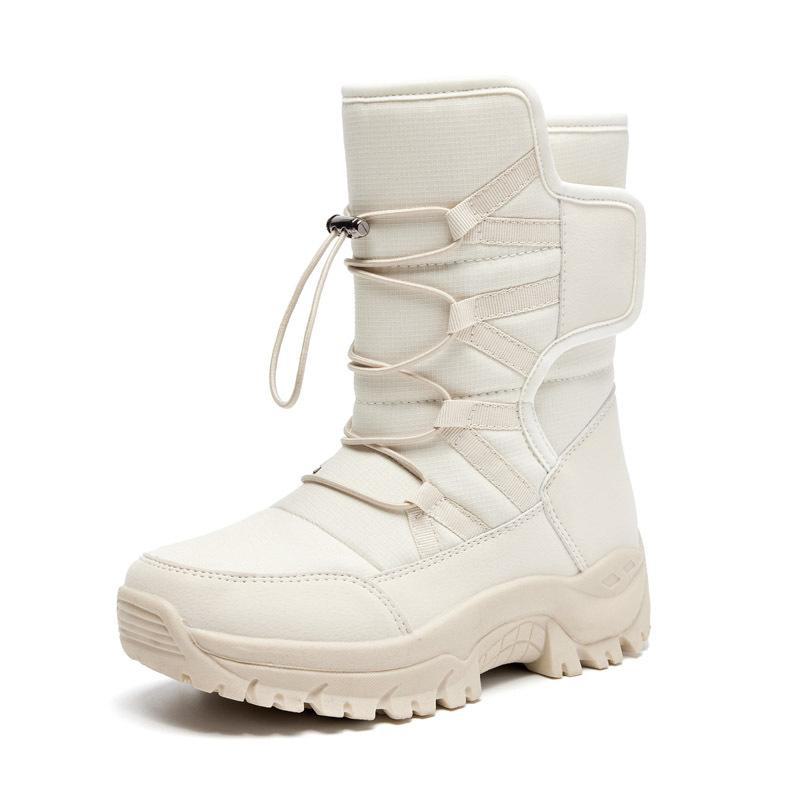 Водонепроницаемые ботинки Northeast High-Top Snow Boots — нескользящие, из толстого хлопка, с бархатным покрытием, для мужчин и женщин, идеально подходят для походов