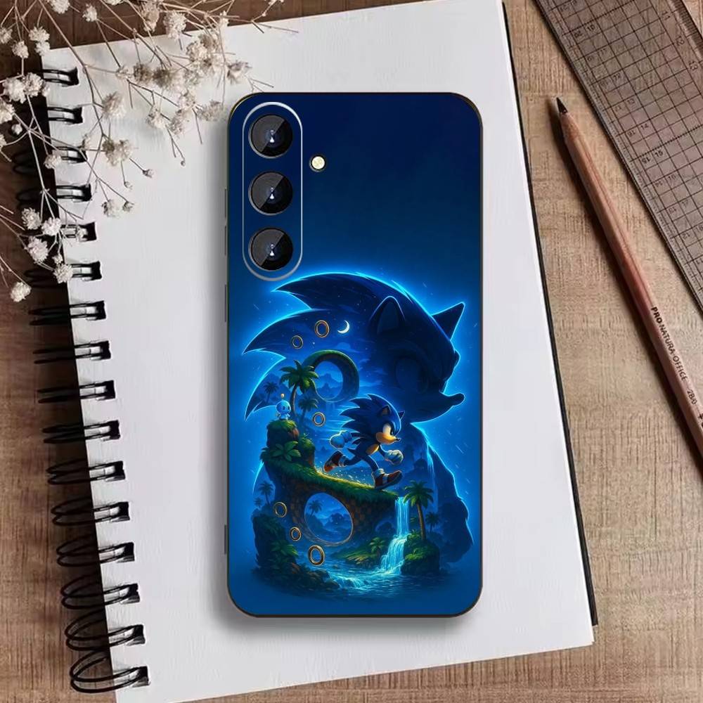 L-Shadow the Hedgehog Phone Case For Samsung Galaxy A73,A21s,A22,A31,A52,A53,A71,A41Soft Black Shell
