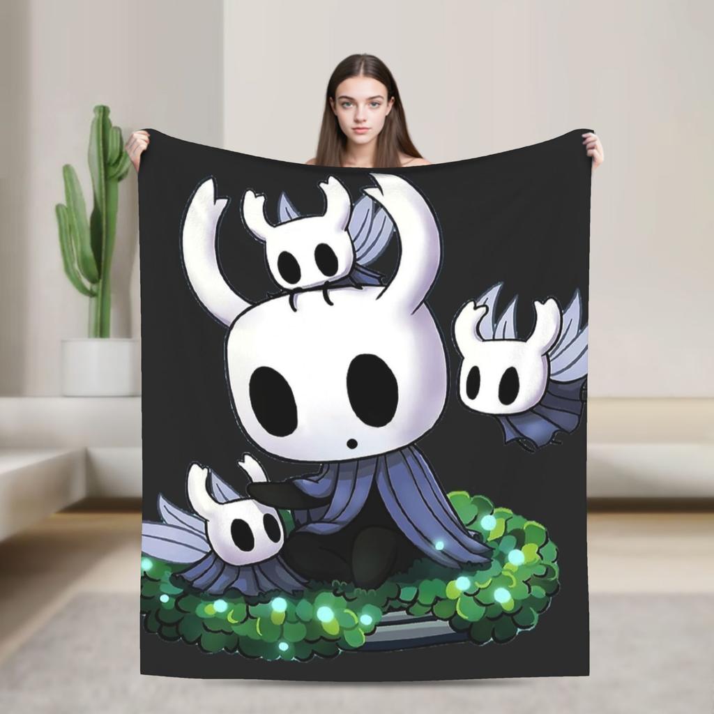 Плед Hollow Knight Хорнет Качество Супер Мягкий Плед для Дивана Весна Студенты Домашний Декор Уличный Тренд Покрывало
