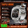 Новые 1500 мАч Военные Умные Часы Мужские 2,01" AMOLED GPS Маршрут 10ATM Водонепроницаемые SOS Светодиодный Фонарик Умные Часы Для Android iOS