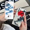 Чехол для телефона "У подножия горы" для Samsung Galaxy A13, 21s, 22, 31, 32, 52, 53, 71, 80, A91 Мягкий черный чехол