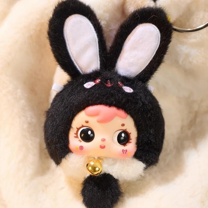 Samuel Mini Wealth Rabbit Blind Box Series Plush Toys Kawaii Backpack Doll Pendant Desktop Ornament Mystery Box Peripheral Gifts