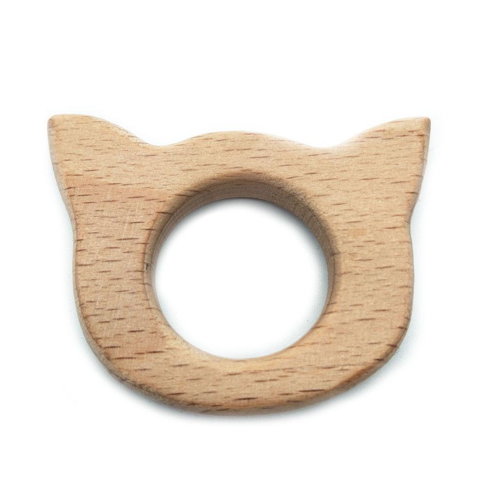 1 шт., детские прорезыватели, деревянные кольца с изображением животных, камера единорога, ежик, пищевой деревянный прорезыватель, подвеска для кормления, игрушки для прорезывания зубов