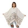 Bohemian Knitted Shawl, Cape, Double-Sided Scarf, Women'S Warm Travel Wear, Cape, Blanket Outside