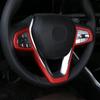 For BMW 3 5 7 Series X3 X5 X7 G05 G07 G11 G12 G20 G30 - 6 Series GT  ABS Steering Wheel Frame Trim Car Accessories