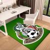 Mexico Football Crest Area Rug for Office, Chair Rug, Decorative Carpet Livingroom Mat, Large Size Fan gifts Christmas gifts