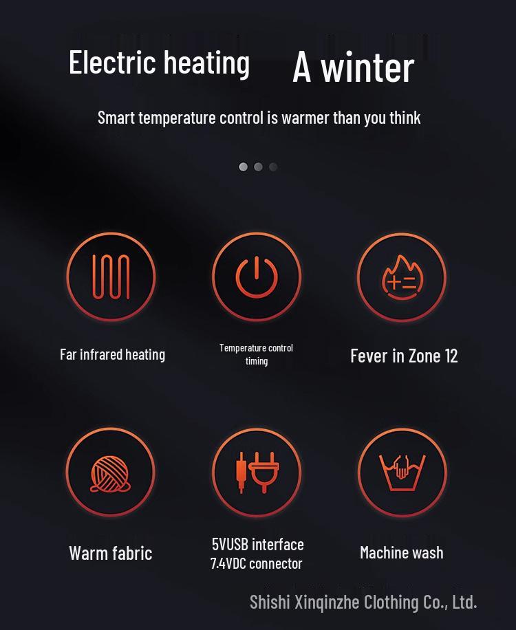 Хлопковые брюки с подогревом USB/CD, ветрозащитные - Осень/Зима