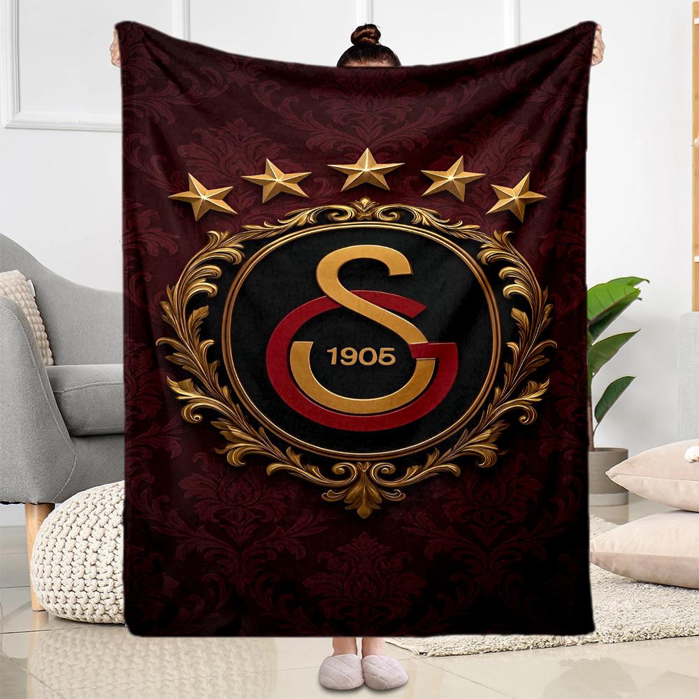 Galatasaray 167 Blanket Soft Warm Cozy Perfect for Seaside Sofa Couch Four Seasons Multipurpose Modern Gifts For Family Or Friends