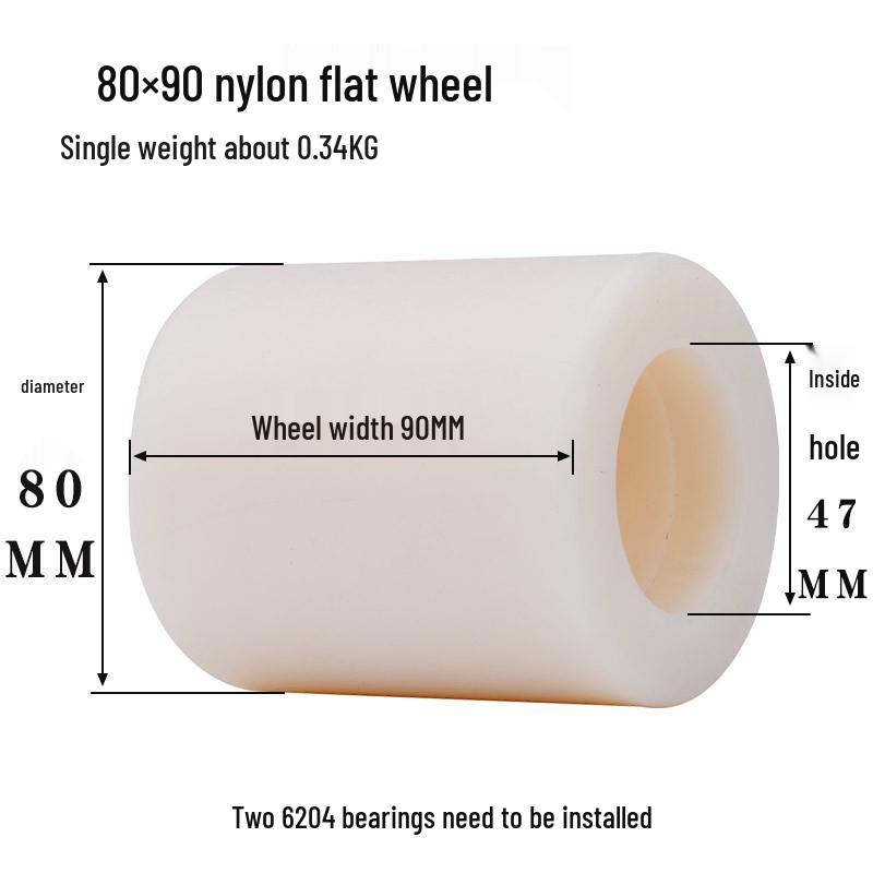 Hydraulic Pallet Truck Nylon Wheels & Iron Core PU Forklift Accessories