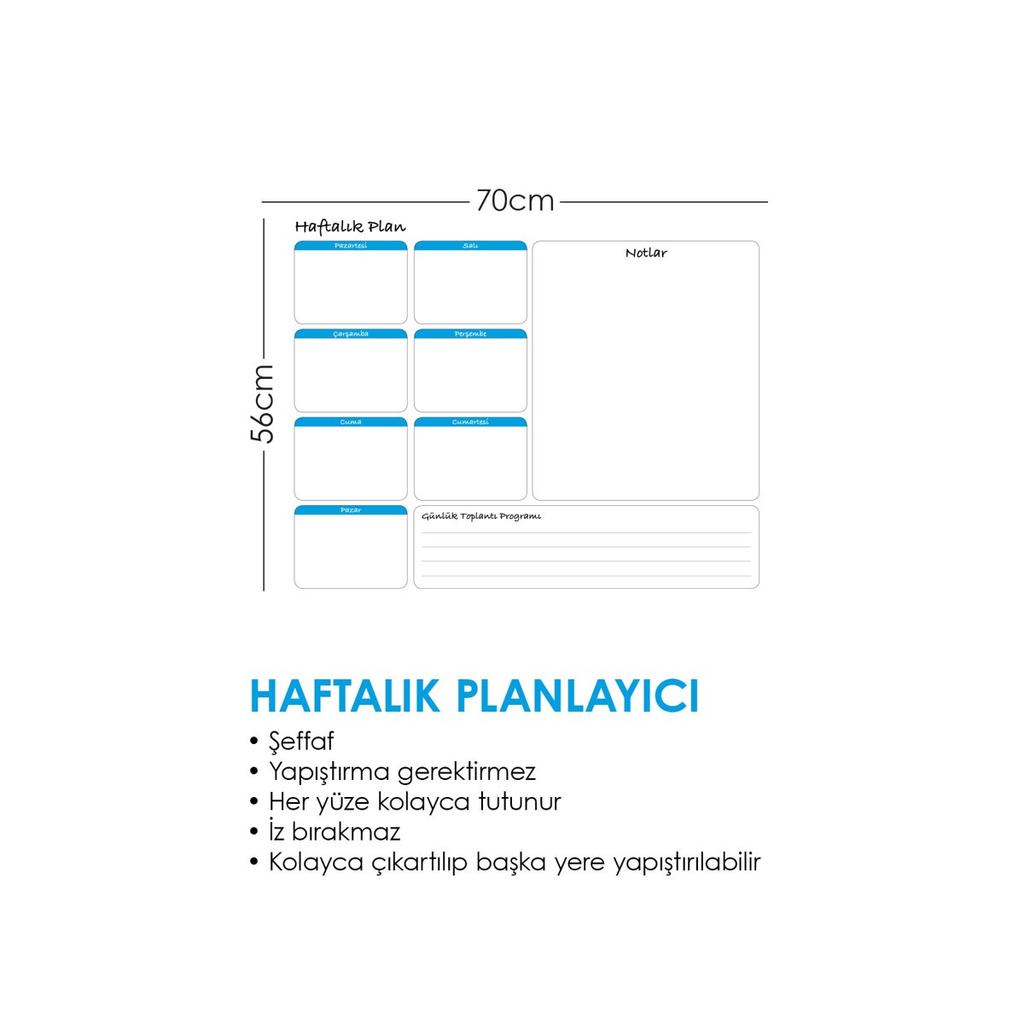 Планировщик умный бумажный планировщик стикер бумажная доска доска для письма календарь еженедельный набор недель