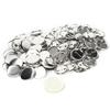 100pcs Blank Pin Button 44mm1.7in Round Safety Badge Emblem Medal Parts Supplies for DIY