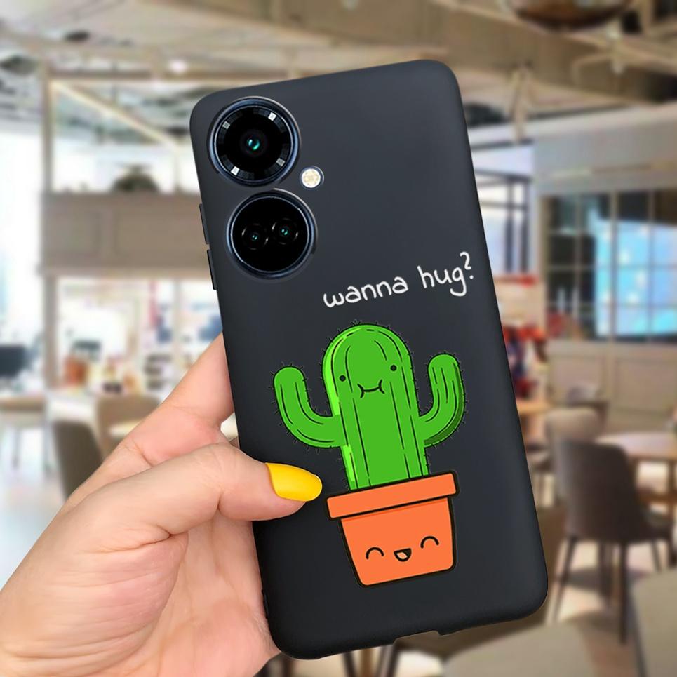 For TECNO Camon 19 Neo Case Cartoon Boy Child Fashion Phone Case Back Cover For Tecno Camon 19 Pro Camon19 Matte Soft Bumper Bag