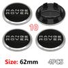 4x 62mm ABS Auto Wheel Center Hub Cap Emblem Badge Replacement For Land Rover Range Rover Discovery Sport Velar Evoque L322 L405 BQ7