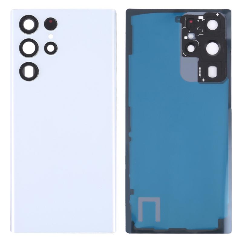Для Samsung Galaxy S22 Ultra 5G S908 Запасной корпус аккумулятора с клейкой наклейкой+крышка объектива (без логотипа)