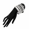3/4/6/8Pcs Vintage Punk Metal Bracelets Multilayer Chunky Geometric Wide Bangles Stackable Handmade Exaggerated Cuff Bracelet