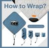 KODAK Camera Wrap Size L 38.5x38.5cm Waterproof Scratch-Resistant Dust-Proof Protective Cloth for DSLR Cameras and Telephoto Lenses Black