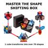 Подарочная коробка SHASHIBO из 4 предметов, коробка с изменяемой формой (36 редкоземельных магнитов) STEM/STEAM Fidget Геометрическая 3D Магнитная Деформация Магнитная Коробка Магический Куб