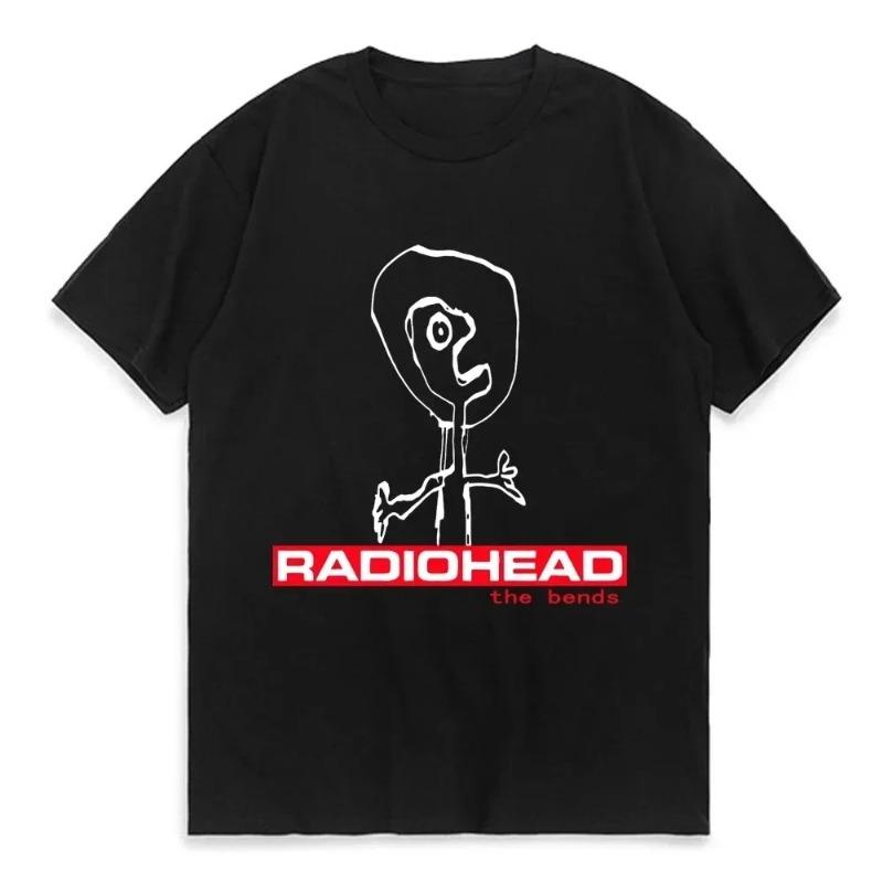 2025 Summer Radiohead The Bends Tshirt Unisex Unisex Tee Hip Hop Short Sleeve T Shirt Clothes Tshirts Tops Gift For Fans Fashion