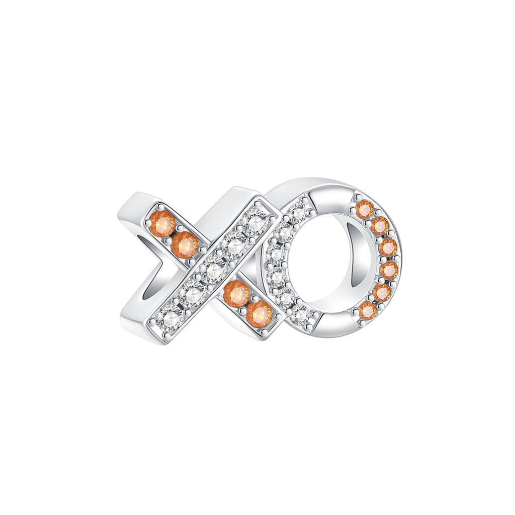 Оригинальные шармы-бусины Медь с инкрустацией цирконием Кулон в виде креста монахини Крыло ангела Подходят для браслета Ювелирный подарок Маркировка