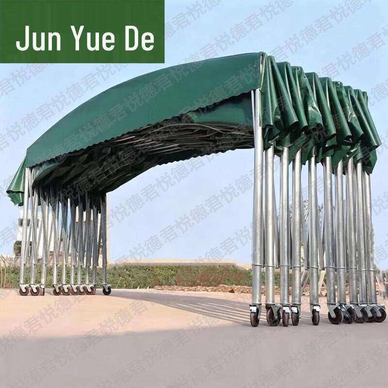 Junyuede Large Mobile Retractable Carport and Storage Tent
