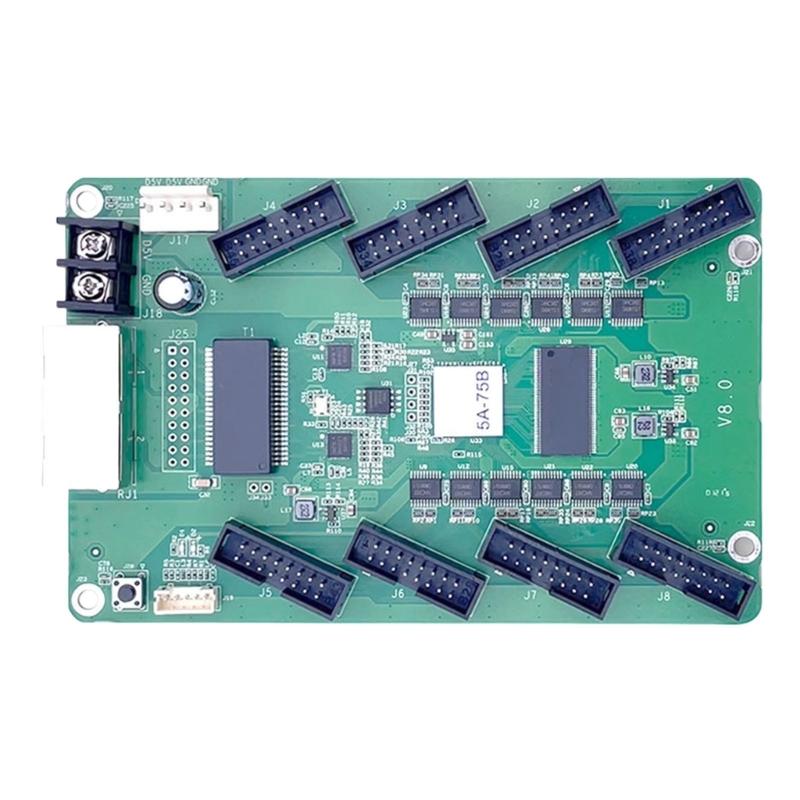 5A75B Receiving Card Led Display Ensuring Vividly Color Clear Images Quality for Various Display High Refreshes Rate