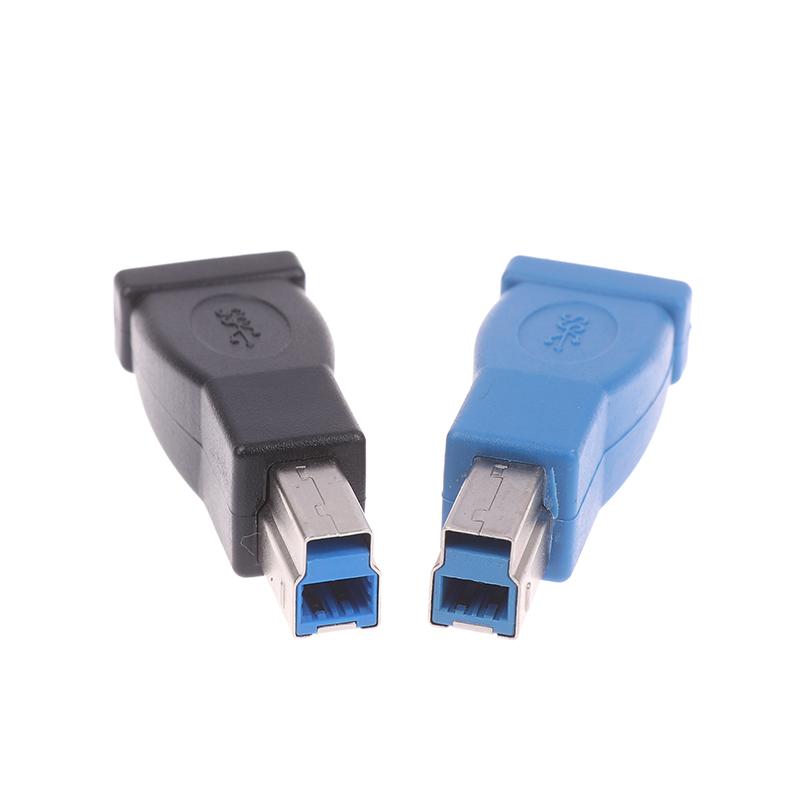Адаптер-коннектор USB Type C 3.0 (мама) на USB 3.0 B (папа) для передачи данных для принтера, сканера, внешних жестких дисков, ноутбука