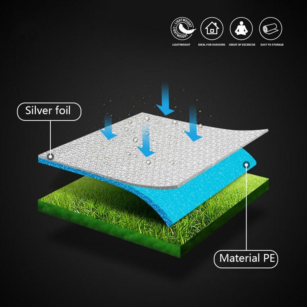 Сверхтолстый влагостойкий коврик из пены ЭВА для кемпинга, коврик для ползания, коврик для йоги, коврик из фольги для кемпинга