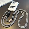 Ins Chinese Style Mobile Phone Lanyard Crossbody Adjustable Strap Couple Cellphone Hanging Decoration Climbing Anti-lost Rope