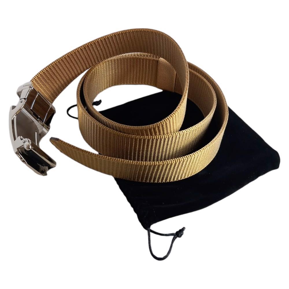 Pasek Męski Parciany Do Spodni Nylonowy Khaki Militarny 3,5Cm 120Cm