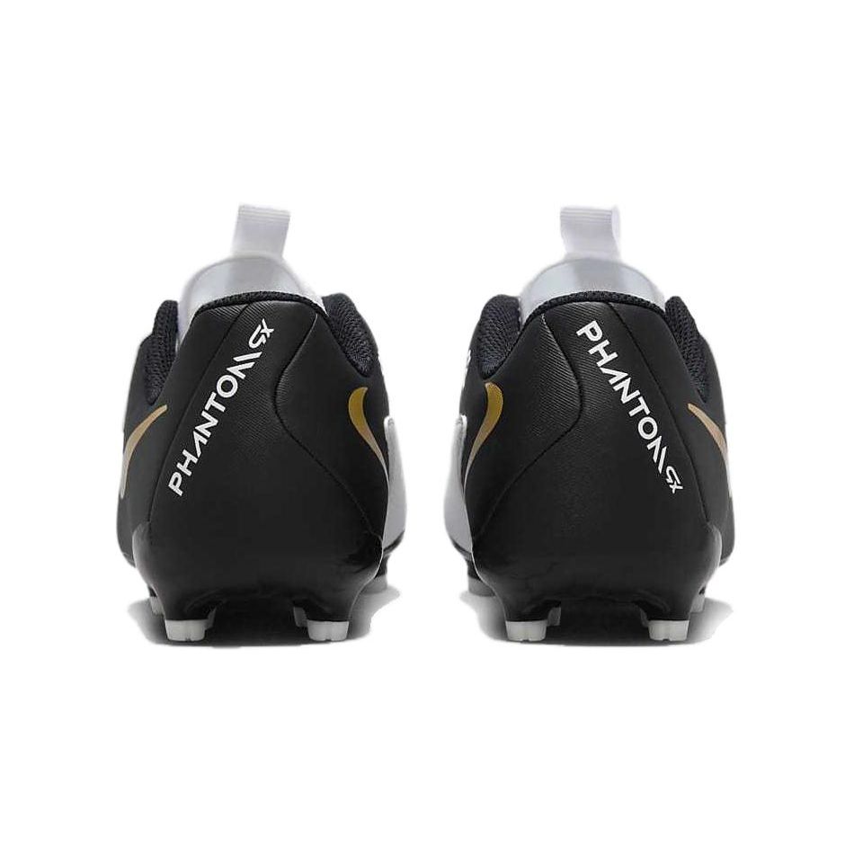 Nike Phantom GX 2 Academy MG GS Mad Ready Pack Детские кроссовки Белый металлик-Золотая монета Черный FD6722-100