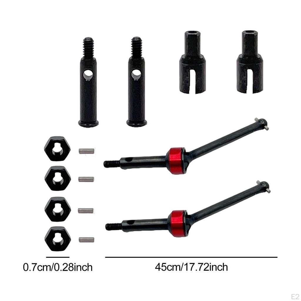 Комплект для модернизации приводного вала и оси Металлическая деталь для радиоуправляемых машин Замена для 1: 24 244016 Запасные части