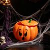 3D Printed Devil Container Pumpkin Storage Box with Lid, Funny Ghost Face Decorative Lid Halloween Decoration, Desktop Organizer for Jewelry And Small