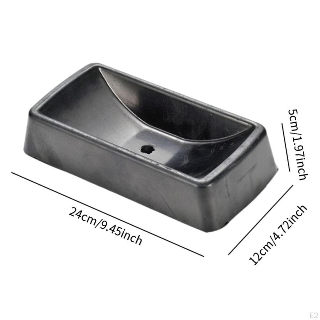 Jack Wheel Chock Stabilizer Single Stopper Heavy Duty for 6 Inch Wheels Automotive Accessories