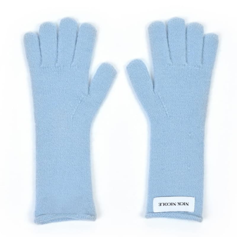 Nick&NICOLE NICOLE ПЕРЧАТКИ В РУБЧИК_УГОЛЬНЫЙ